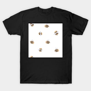 Hand drawn Bee pattern T-Shirt